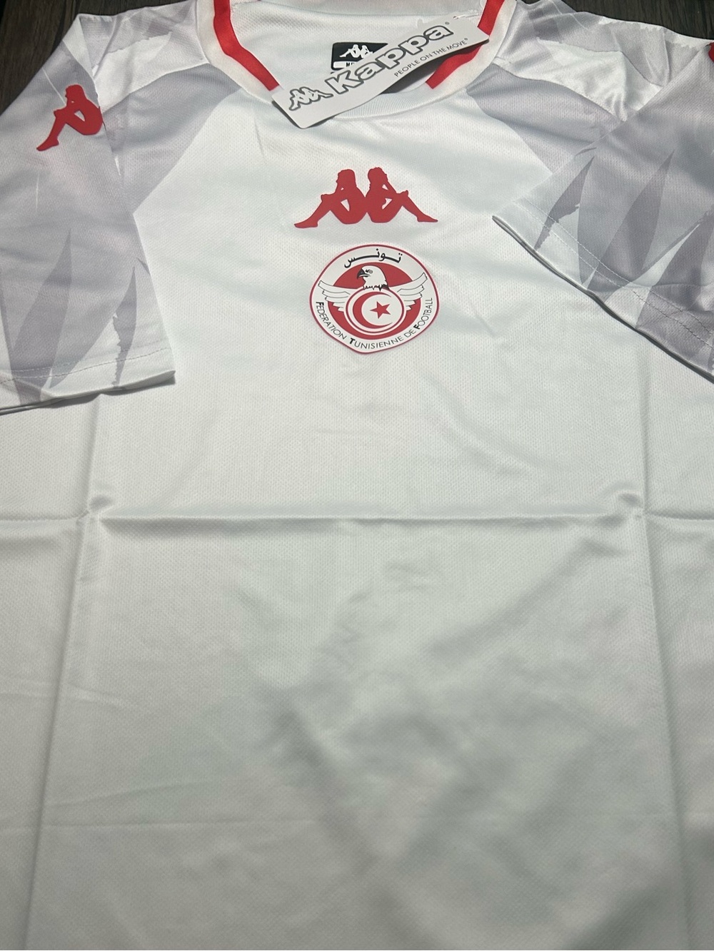 Kappa brand TUNISIA National Team Men's JERSEY Sz M,L,XL or 2XL New w tags